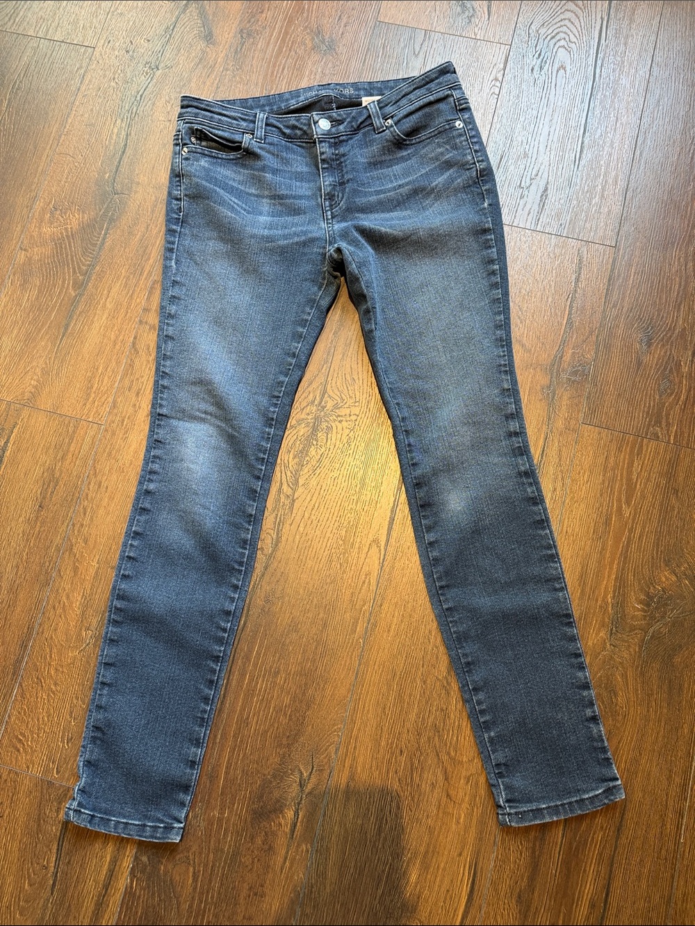 Michael Kors Women's Skinny Jeans in Dark Blue Wash 6